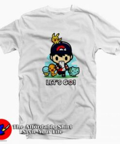 Let’s Go Chibi Starter Pokemon Unisex T-shirt On Sale