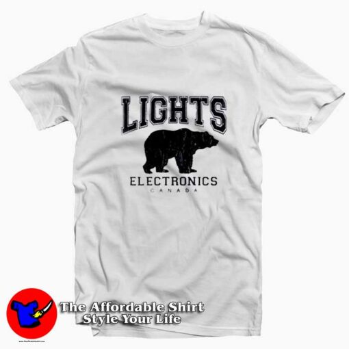 Lights Electronics Canada Bear Unisex T-shirt On Sale