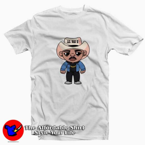 Lil Nas x Funny Cartoon Character T-shirt On Sale