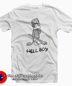 Lil Peep Bart Simpson Hell Boy Cute T shirt On Sale 1