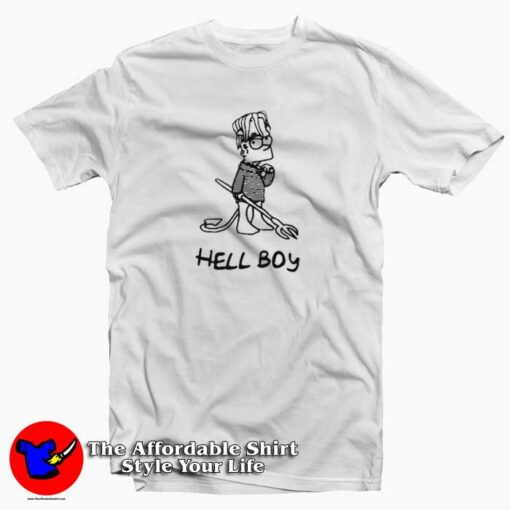 Lil Peep Hellboy Graphic T-Shirt Cheap