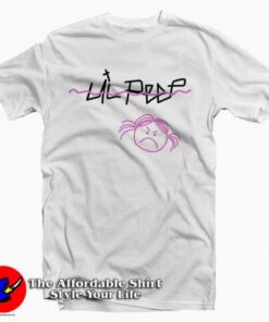 Lil Peep Sad Face Tee Shirts