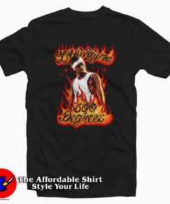 Lil Wayne 500 Degreez Airbrush Anniversary T-Shirt On Sale