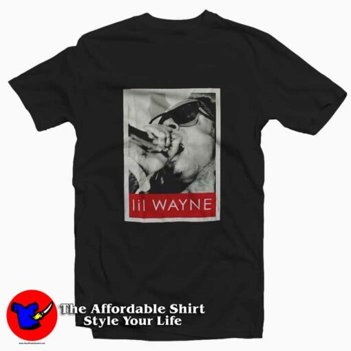 Lil Wayne Shades Photo Rap Music Unisex T-shirt On Sale