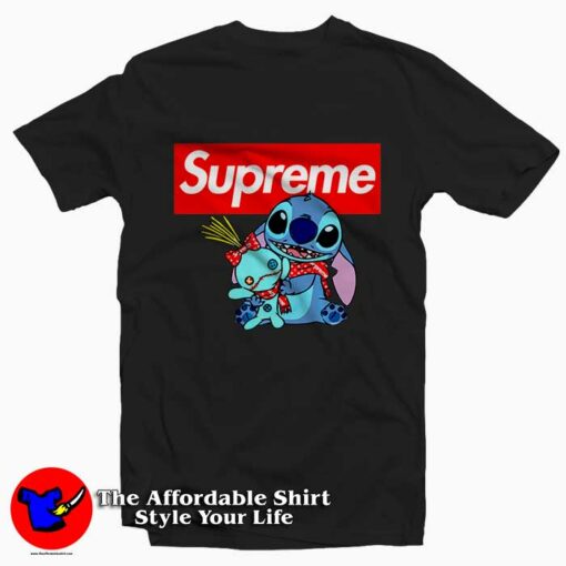 Lilo And Stitch  x Supreme Tee Shirts