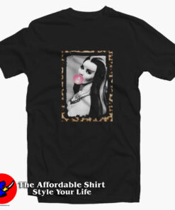 Lily Munster Bubble Gum Graphic T-Shirt On Sale