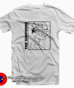 Lisa Simpsons Meat is Murder Funny Unisex T shirt On Sale 1