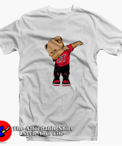 Lit Dabbing Teddy Bear Pop Culture Party Jordan T shirt On Sale 1