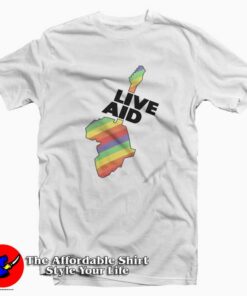 Live aid band aid logo 1985 T Shirt Cheap 1