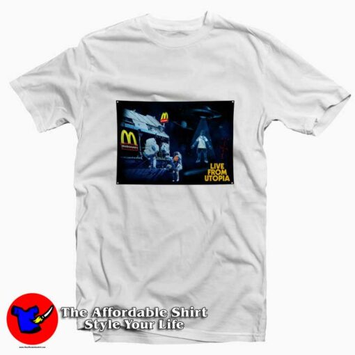 Live from Utopia Travis Scott x McDonald’s T-shirt Official Cheap