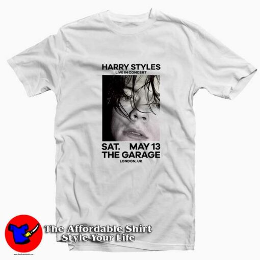 Live in Concert The Garage London UK T-shirt On Sale