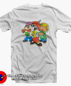 Looney Tunes Bugs Bunny Taz Hip Hop Style T-shirt On Sale