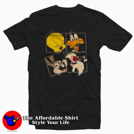 Looney Tunes Bugs Tweety Sylvester Daffy T-shirt On Sale