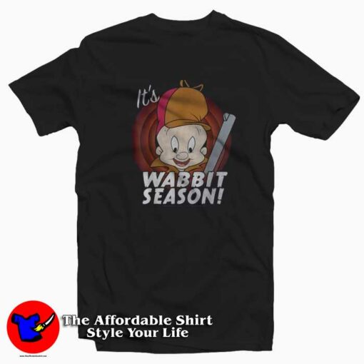 Looney Tunes Elmer Fudd It’s Wabbit Season T-shirt On Sale