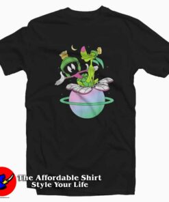 Looney Tunes Marvin The Martian & K-9 Planet T-shirt On Sale