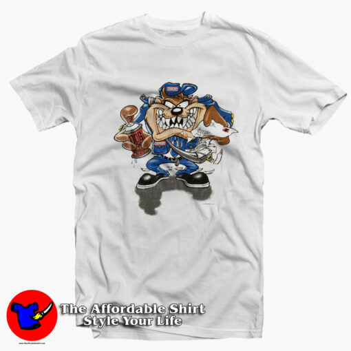 Looney Tunes Taz Mailman Funny Vintage T-Shirt On Sale