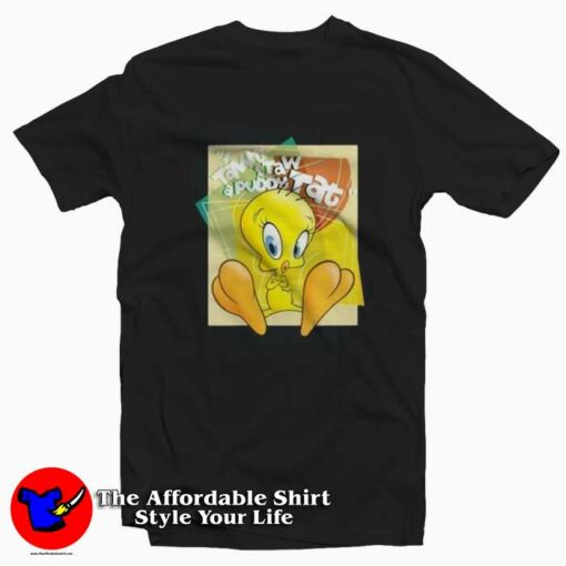 Looney Tunes Tweety Tawt i Taw Unisex T-shirt On Sale