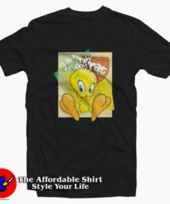 Looney Tunes Tweety Tawt i Taw Unisex T-shirt On Sale