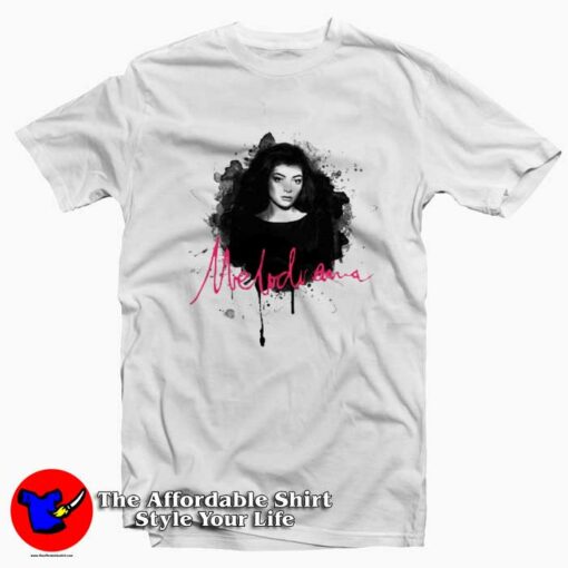 Lorde Melodrama Album Cover Music T-Shirt On Sale