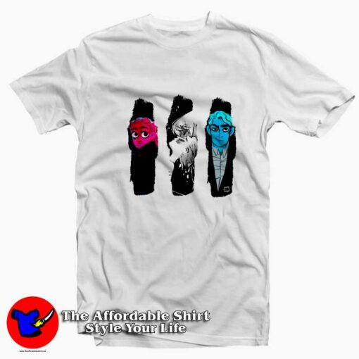 Lore Olympus Characters Brush Strokes Unisex T-shirt On Sale