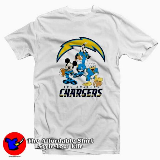 Los Angeles Chargers Vintage Parody Unisex T-shirt On Sale