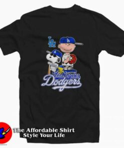 Los Angeles Dodgers Charlie Brown Unisex T-shirt On Sale