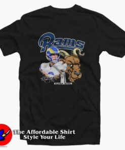 Los Angeles Rams Matthew Stafford Super Bowl T-shirt On Sale
