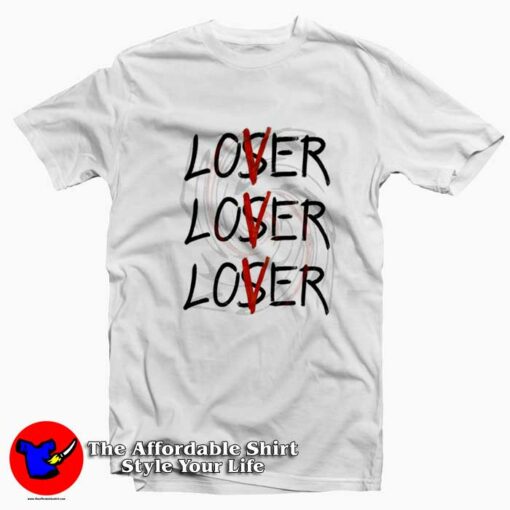 Loser Lover Whirl Graphic Unisex T-Shirt On Sale