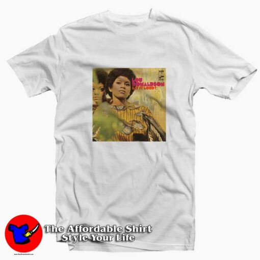 Lou Donaldson Say It Loud Album Unisex T-shirt On Sale