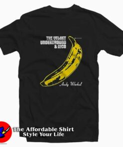 Lou Reed And NICO Banana Peel Here T-shirt On Sale
