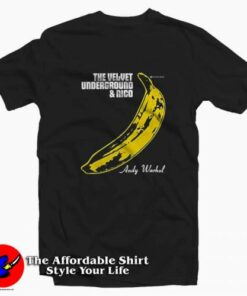 Lou Reed And NICO Banana Peel Here T-shirt On Sale