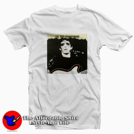 Lou Reed Transformer Retro Album Cover T-shirt On Sale