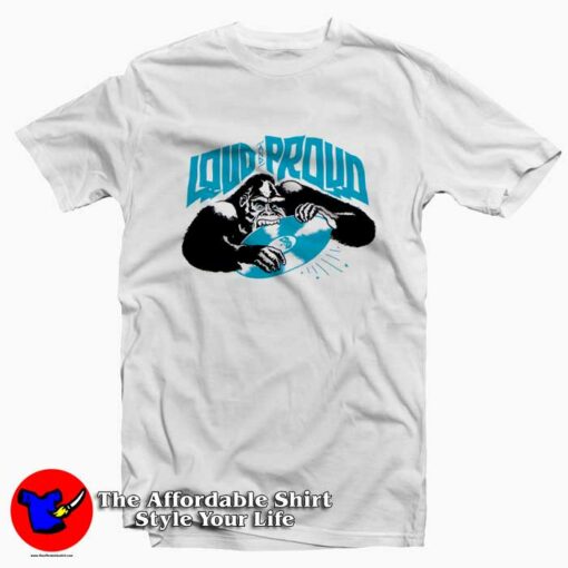 Loud & Proud Gorilla Cassette Unisex T-shirt On Sale