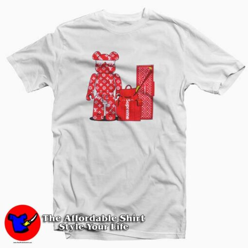 Louis Vuitton Supreme Cartoon Bear T-Shirt Supreme Collection