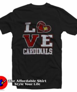 Love Cardinal University of Louisville Unisex T-Shirt On Sale