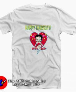 Love Vintage Betty Boop Happy Thursday T shirt On Sale 2