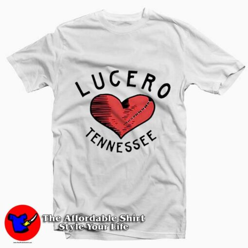 Lucero Tennessee Broken Heart Graphic T-Shirt On Sale