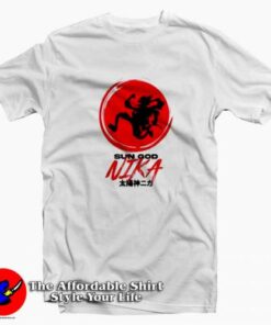 Luffy One Piece Sun God Nika Graphic T Shirt On Sale 2