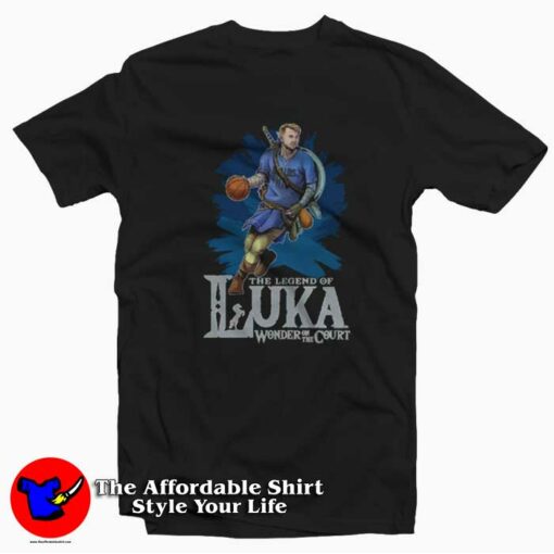 Luka Doncic The Legend of Luka Zelda Parody T-shirt On Sale