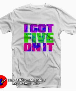Luniz I Got Five On It Graphic Colorfull Unisex T shirt On Sale 1
