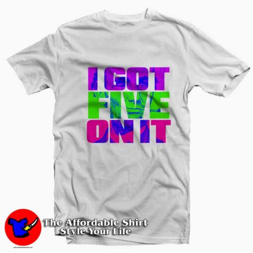 Luniz I Got Five On It Graphic Colorfull Unisex T-shirt On Sale