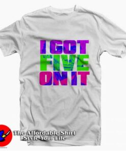 Luniz I Got Five On It Graphic Colorfull Unisex T shirt On Sale 2