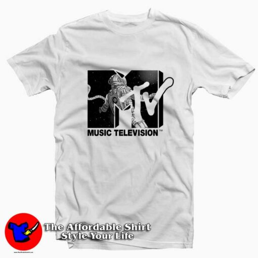 MTV Astronaut Stratosphere Footage Unisex T-shirt On Sale