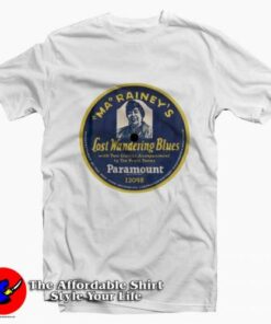 Ma Rainey Lost Wander Blues Paramount T shirt On Sale 2