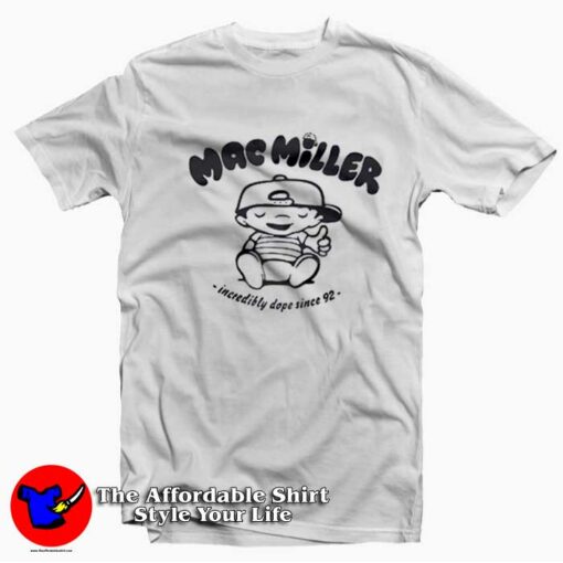 Mac Miller Incredibly Dope 1992 Unisex T-shirt On Sale