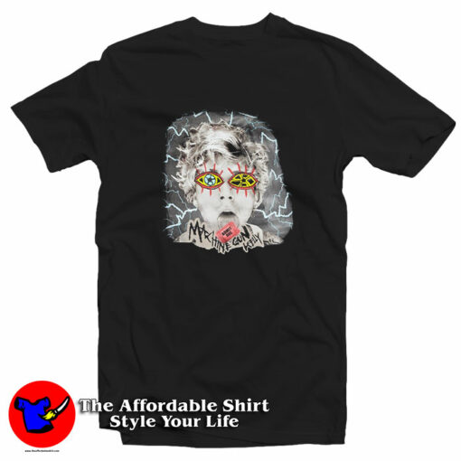 Machine Gun Kelly Art Eyes Lightning T-Shirt