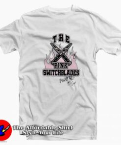 Machine Gun Kelly Downfalls High The Pink Switchblades T shirt On Sale 2