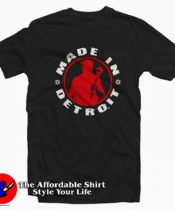 Made In Detroit Man Logo Unisex T-shirt On Sale