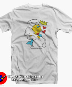 Maggie Simpson Hug Love's Rabbi Unisex T shirt On Sale 1
