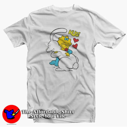 Maggie Simpson Hug Love’s Rabbi Unisex T-shirt On Sale